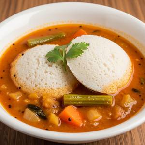 Sambaar idli [2 pieces]