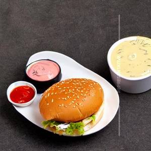 Hot touch paneer burger