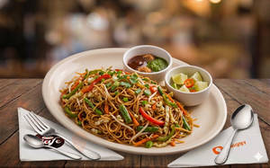 Veg Chowmein Dilli Style