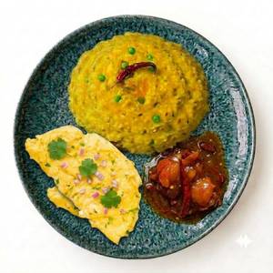 Kichuri In 500 ml, Egg Omlette 3 Pcs Egg & Bengali Chutney