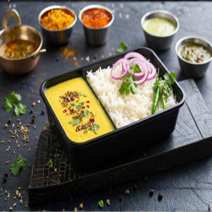 Kadhi Chawal Rice Box → "comforting & Light"