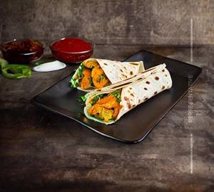 Spicy chicken tikka wrap