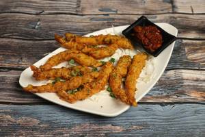 Golden Fried Prawns