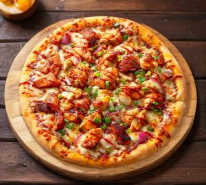 Chicken tikka pizza