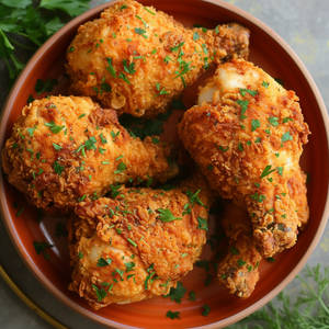 Chicken Fry With Chatni 6 Psc