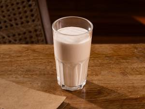 Organic Peanut Butter, Banana, Milk Smoothie