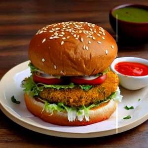 Veg Aloo Tikka Burger's