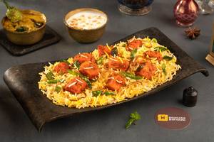 Paneer 65 Hyderabadi Biryani