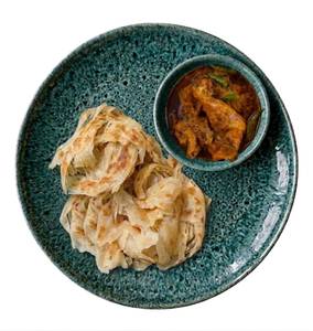 Petai Paratha 1 Pc & Chicken Kosha 2 Pcs (Semi Gravy)