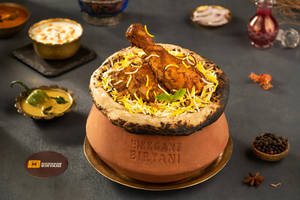 Handi Chicken Dum Hyderabadi Biryani