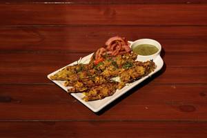 Makai Methi Seekh Kebab