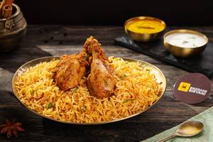 Double Masala Chicken Dum Hyderabadi Biryani
