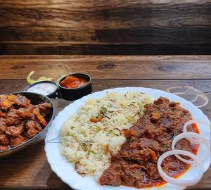 Ghee Rice + Beef Roast