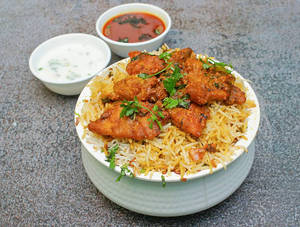 Chiken Biryani And Chiken Fry Combo