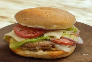 Pizza Filling Burger