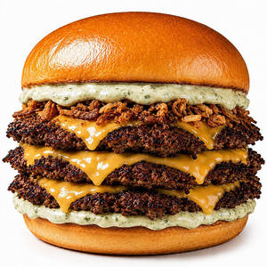 South Side Triple Smash Burger