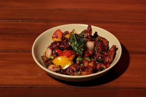 Smoked Basil Prawn