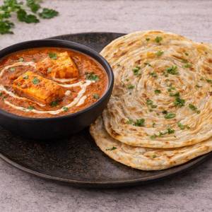 Paneer Butter Masala + Stuffed Naan (combo)