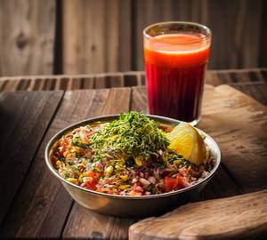 Healthy Combo: Sprouts Chat + Abc Juice
