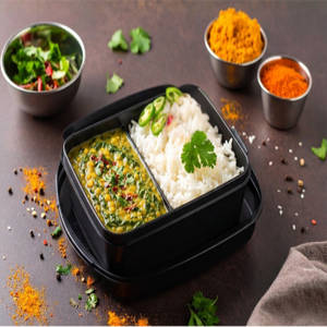 Protein Packed Dal Palak Rice Box