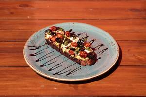 Bocconcini And Cherry Tomato Avo On Toast
