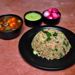 Chilli Paneer + Fried Rice Combo