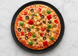 African Veg Pizza