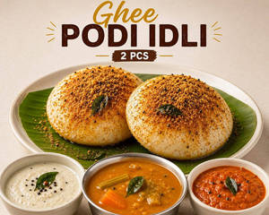 Ghee Podi Idli (2 Pcs)