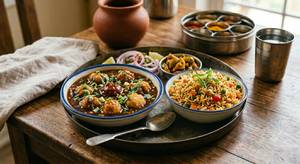 Manchurian And Fried Rice Combo