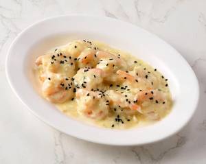 Lemon Butter Black Sesame Prawn