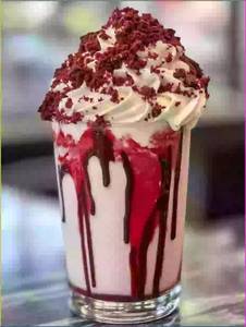 Red Velvet Brownie Shake