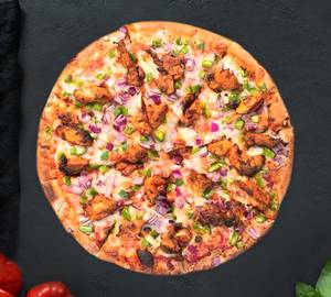 Double cheese chicken combo pizza