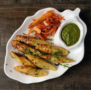 Chicken Cheesy Seekh Kebab