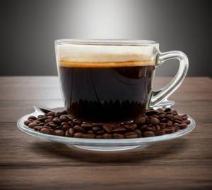 Americano hot coffee