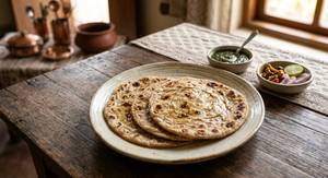 3 Plain Paratha 