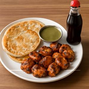 Chicken Boti Kabab (Half) + Paratha(2pcs)+ Cold Drink (200ml)