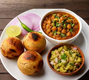 Litti chana ki sabji