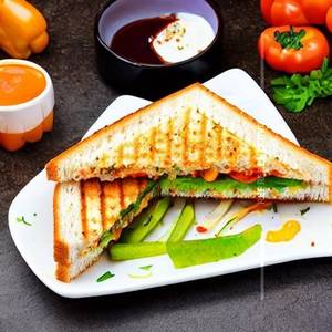 Veg Cheese  Grill Sandwich