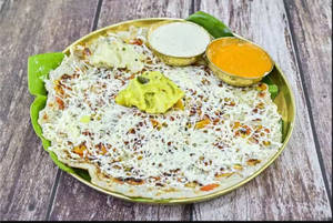 Cheese Onion Uttapam