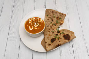 Paneer Butter Masala With 2 Baby Laccha Paratha