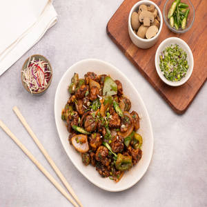 MUSHROOM CHILLI DRY
