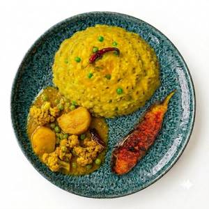 Kichuri In 500 ml, Aloo Phoolkofi In 150 ml & Begun Bhaja 1 Pc
