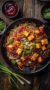 Paneer Schezwan Noodles