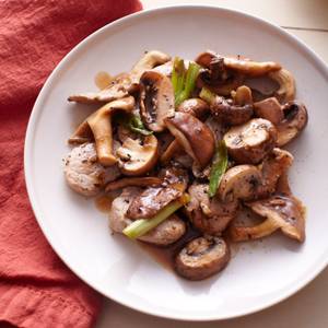 Slice Pork with  Mushroom