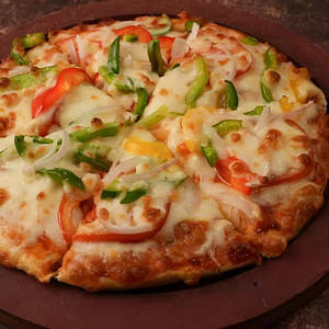 Capsicum N Onion Pizza [8 inches]