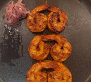 Roasted Red Pepper Prawns
