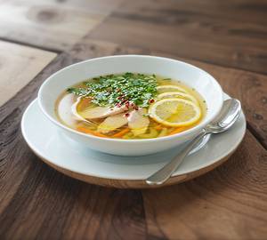 Lemon Pepper chicken soup