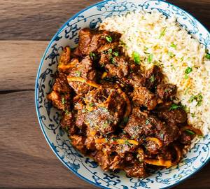 Ghee Rice + Beef Fry 