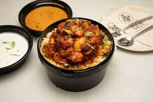 Family Aloo Dum Topping Biryani