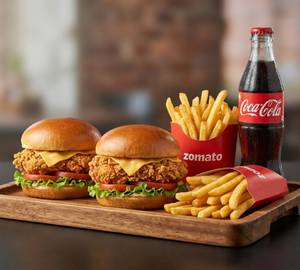 Double Zinger Burger Meal